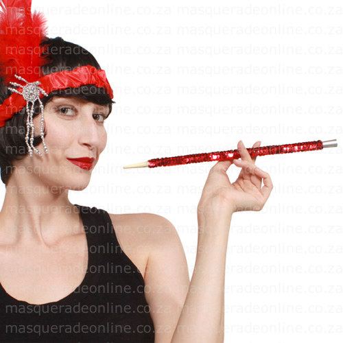 roaring 20s cigarette holder Roaring 1920's Cigarette Holder Sequined Silver Roaring 20's Cigarette  Holder – Masquerade Costume