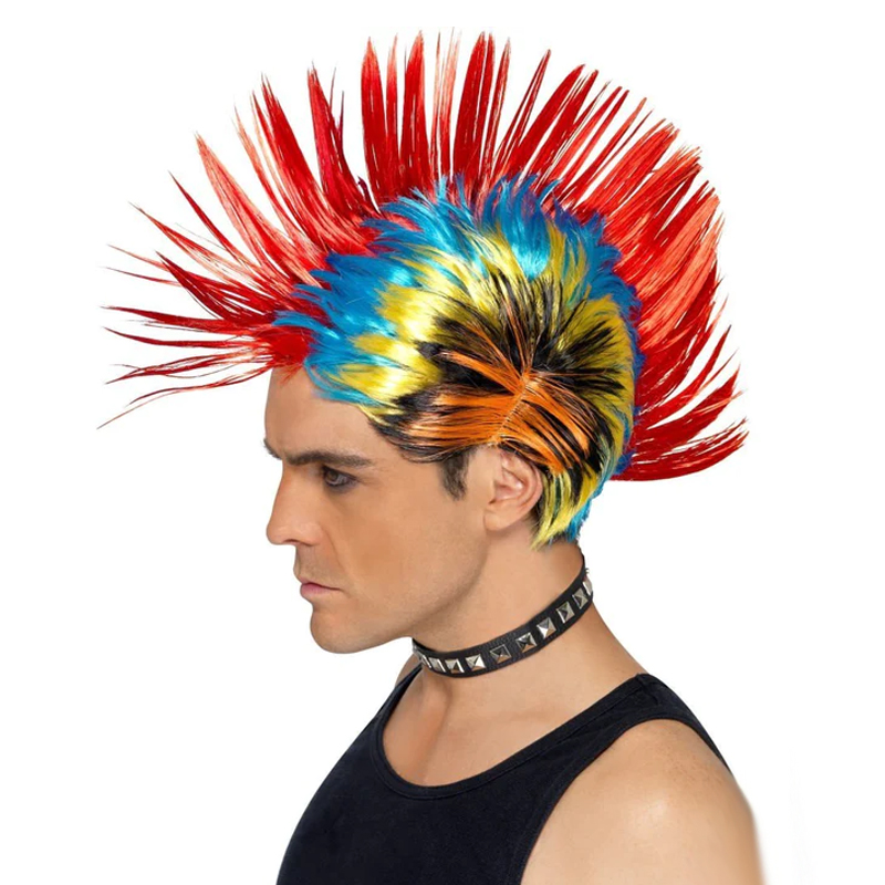 80s Street Punk Wig, Mohawk
