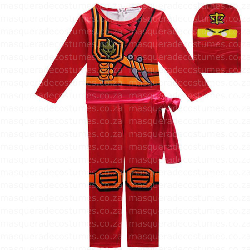 Kid's Lego Red Ninjago Costume