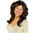 Brown Flick 70s Party Wig