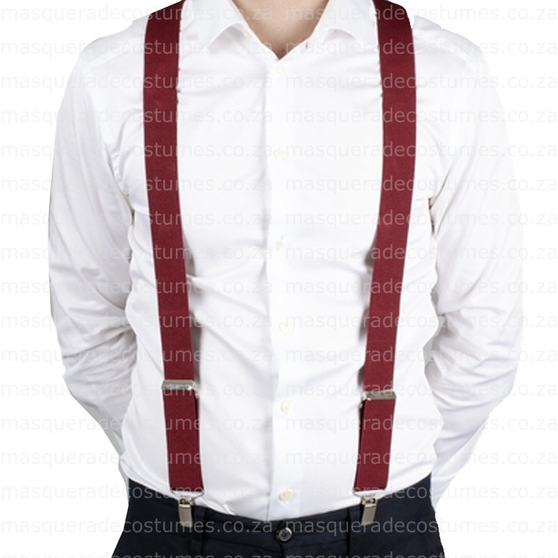 Maroon Suspenders