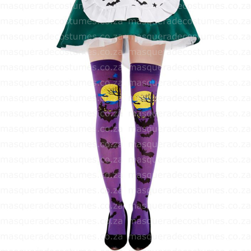 Thigh High Stockings -Purple