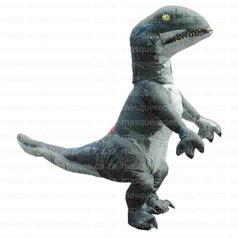 Grey Inflatable Dinosaur Costume