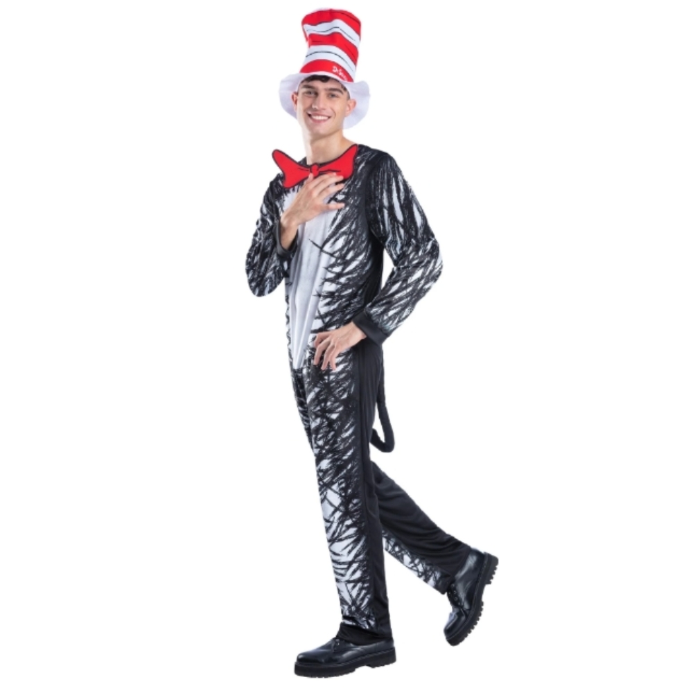 Dr Seuss Cat In The Hat Adult Costume - Image 2