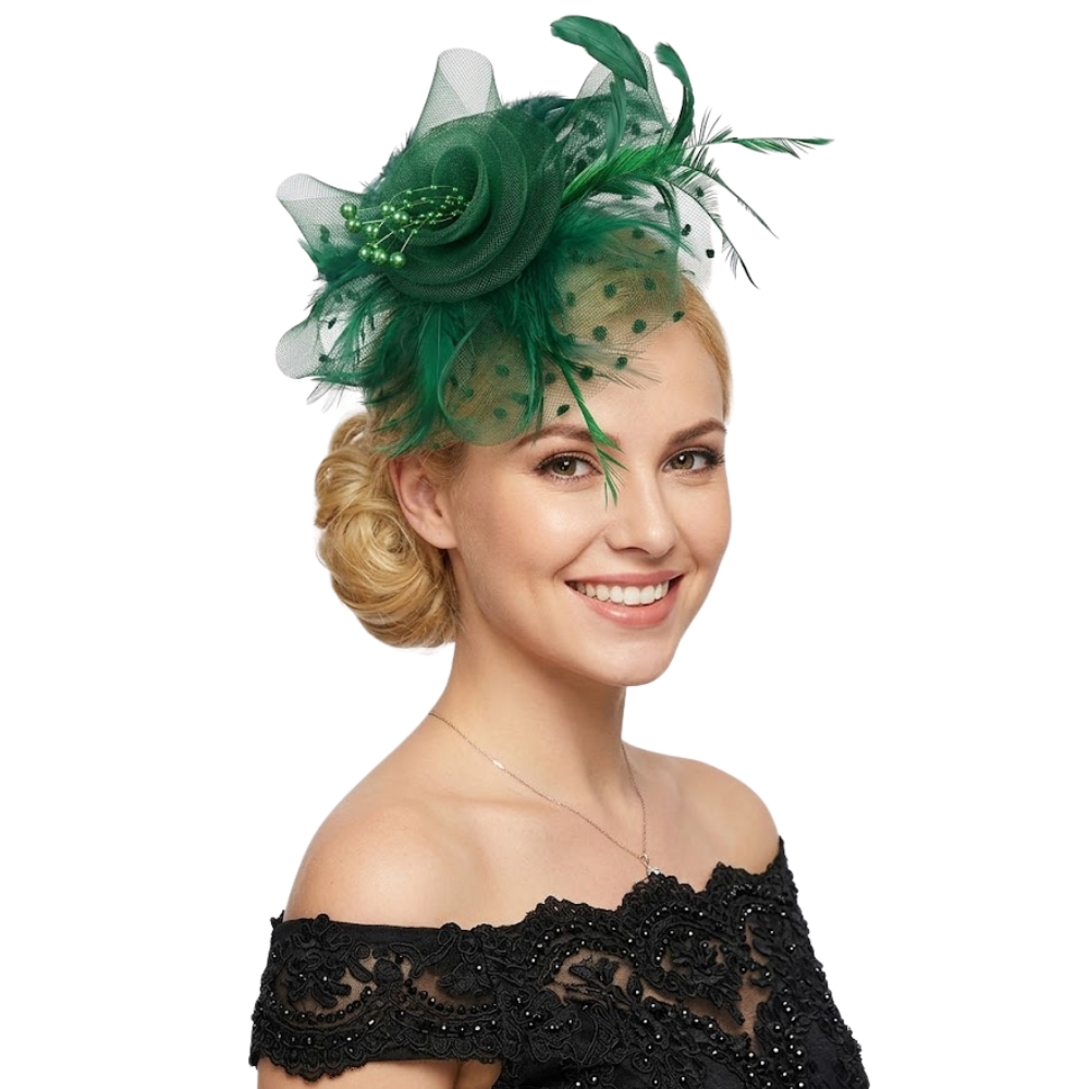 Fascinator Hat - Green