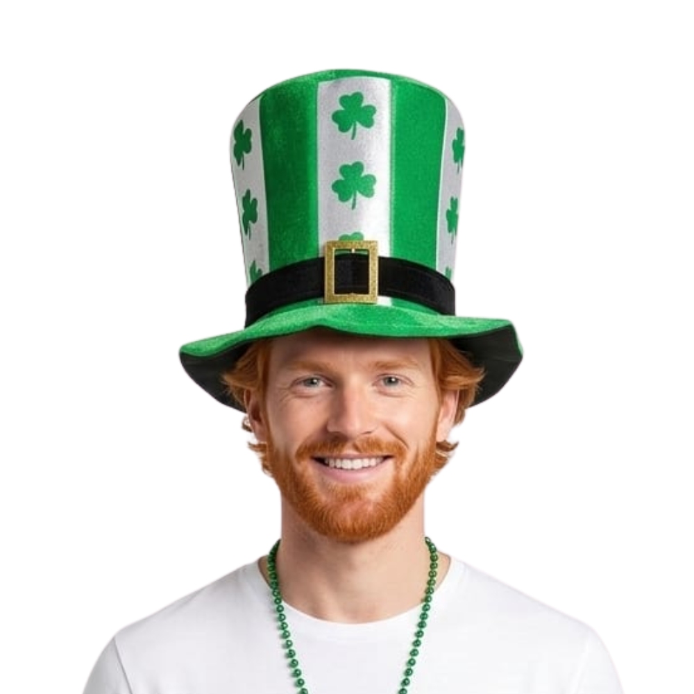 St Patrick's Soft Top Hat with Buckle
