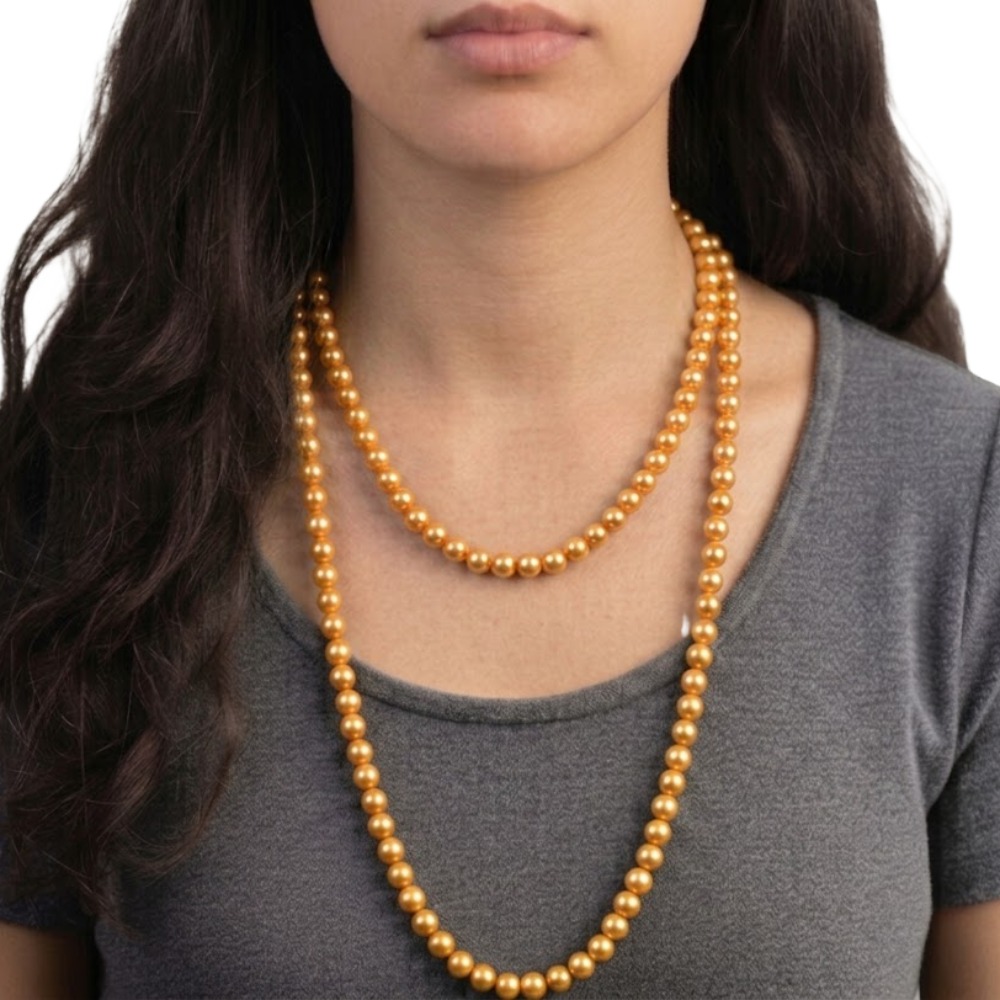 Pearl Necklace - Gold